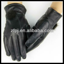 women elegant sex fashion gloves reindeer leather